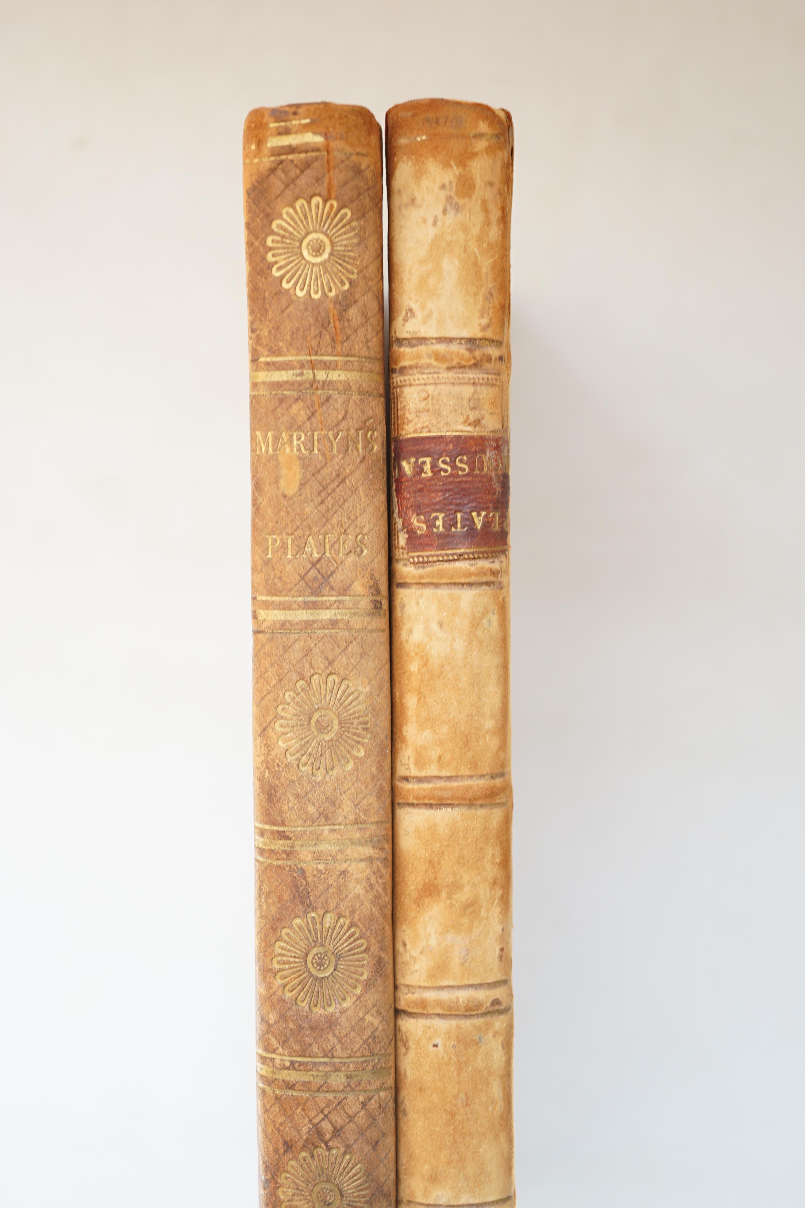 Martyn, Thomas - Thirty-Eight Plates, with Explanations: intended to illustrate Linnaeus's System of Vegetables, 1st edition, 8vo, tree calf, 38 hand-coloured engraved plates by F.R. Nodder, fore-edge margins to leaves u